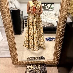 Floral Sleeveless Maxi Dress